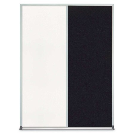 United Visual Products Single Door Radius Plus Corkboard, 36"X UV8002PLUS-GOLD-SURF